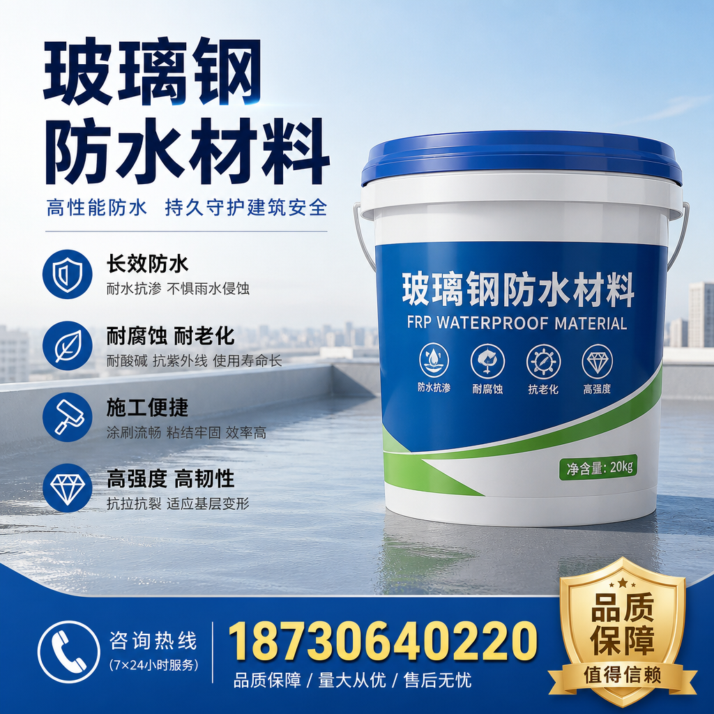 专家解析:玻璃钢防水材料的市场前景分析在 郑州